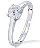 Nipura 925 Sterling Sliver Zircon Solitaire Classic Ring
