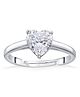 Nipura 925 Sterling Sliver Heart Zircon Classic Ring