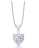 Nipura 925 Sterling Sliver Heart Zircon Classic Pendant