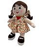 Natkhat Cindy Soft Doll with printed dress-45 cm
