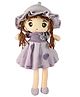Natkhat Cute Doll Spndx Dress -Purple40cm