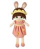 Natkhat Cute Bunny Dress Doll -Peach Height 60 cm