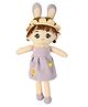 Natkhat Cute Bunny Dress Doll -Purple Height 60 cm