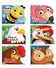 Birds & Insects Shaped Board Books I Board Books for Children Age 1+ I Set of 6 Books (12 Pages in each book) I Picture Book for Kids I Beautiful Illustrations I Set 2 - English