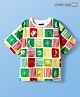 Pine Kids Cotton Knit Half Sleeves T-Shirt with Nautical Theme Print - Green