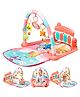 Zest 4 Toyz Musical Piano Baby Play Gym Mat Kids Activity Gym Mat with Music & Lights Baby Crawling Mat - Pink