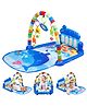 Zest 4 Toyz Baby Play Mat Gym & Fitness Rack with Hanging Rattles Lights & Musical Keyboard Piano - Multicolor