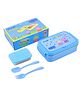 Youp Stainless Steel Insulated Blue Color Kids Peppa Pig Lunch Box With Fork & Spoon Lunch Break-850 ml