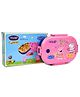 Youp Stainless Steel Pink Color Peppa Pig  Theme Kids Lunch Box HAPPY BITE 700 ml