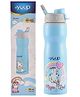 Youp Stainless steel blue color Unicorn kids water bottle   - 750 ml