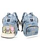 Bembika Diaper Bags For Mom And Dad Kids Diaper Bags For Travel Backpack With Small Bottle Pouch For Multi-Function Waterproof And Large Capacity-(Sky blue)