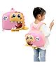 Bembika School Bag The Perfect Children Backpack and School Bags For Kids Compact Stylish Backpack For Kids Exceptional-Quality Kids Kindergarten Backpack and Travel Backpack- (Little Dinosaur|Pink) Height 10 Inches
