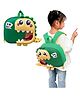 Bembika School Bag The Perfect Children Backpack and School Bags For Kids Compact Stylish Backpack For Kids Exceptional-Quality Kids Kindergarten Backpack and Travel Backpack- (Little Dinosaur|Green) Height 10 Inches