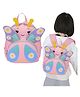 Bembika School Bag The Perfect Children Backpack and School Bags For Kids Compact Stylish Backpack For Kids Exceptional-Quality Kids Kindergarten Backpack and Travel Backpack- (Butterfly|Pink) Height 10 Inches