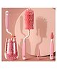 Bembika Baby Bottle Brushes: The Ultimate Bottle Brush Set For Your Baby Feeding Bottle Brush And Nipple Cleaner Brush Needs Pink Set of 3