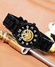 Kool kidz Smiley Face Designed Analogue Watch - Black