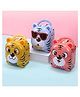 Uniquebuyin Cute Tiger Metal Piggy Bank For Real Money Cash Coin and paper money School Bag Style with lock n key Secure  - Assorted color.