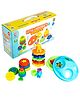 Ratnas Little Explorer's Activity Set 3 in 1 Stacker Spinner & Shape Sorter - Multicolor