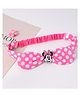 Babyhug Disney Headband With Minnie Mouse Bow Applique Free Size - Pink