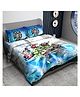 Marvel by Sassoon  Marvel Avengers Digital Printed Cotton Bedsheet with 2 Pillow Covers in 300TC (Blue)