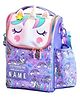 Ji and Ja Multi Compartment Dual Slot Lunch Bag with Bottle Carry Double Insulated Tiffin Lunch Bag with Multi Zipper Pockets for School (Unicorn, Multicolo)