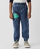 Nauti Nati Denim Dinosaur Printed Jeans - Blue