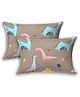 Filymore Super Soft Brushed Microfiber Cotton Pillow Cover - Brown Danasouar