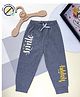 COCOON ORGANICS Cotton Just Smile And Be Happy Text Printed Anti Microbial Pajama - Grey Melange