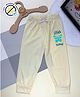 COCOON ORGANICS Cotton Hello Butterfly Text Printed Anti Microbial Pajama - Off White