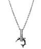 INARI SHINES 925 Sterling Silver Silver Cute Dolphin pendant with Link Chain| Necklace