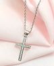Inari Shines 925 Sterling Silver Silver Cross Pendant Chain| Necklace