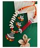 Digital Dress Room Banjara Necklace Earrings Set Cotton Thread Tribal/Sea Shell Design Jewellery For Women