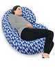 Coozly C Shaped Pregnancy Pillow Maternity Pillow 100% Cotton Removable Covers  - Clouds