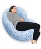 COOZLY C Shaped Pregnancy Pillow Maternity Pillow 100% Cotton Removable Covers  - Koala Multicolor