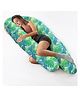 COOZLY U Shaped Pregnancy Pillow with Cotton Removable Covers| Premium PregnoCare Fibres U Super Premium - Fauna