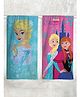 Disney Frozen Printed Bath Towel Pack of 2 - Blue Pink
