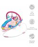 Mastela Musical Bouncer with Toy Bar Monkey & Giraffe Print - Pink Blue