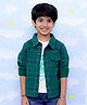 The Mom Store Cotton Full Sleeves Plaid Checked Shirt - Green