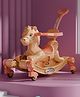 3 in 1 Baby Horse Rider Kids Ride On Car for Kids Push Ride on Toy with Rocker Push Handle  Rotating Head & Safety Bar - Cream
