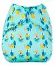 Bumberry Adjustable Reusable Cloth Diaper Cover Giraffe Print - Blue