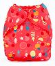 Bumberry Adjustable Reusable Cloth Diaper Cover Pineapple Print - Red