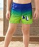 Babyhug Swimming Trunk With Boat Print - Yellow