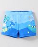 Babyhug Swimming Trunk With Dino Print - Blue