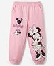 The Souled Store Cotton Mickey & Friends Featuring Minnie Mouse Printed Joggers - Pink