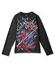 Wear Your Mind Sony Pictures Featuring Full Sleeves The Amazing Spider Man Printed Tee - Black