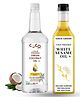 Coco Crush Cold-Pressed Virgin Coconut Oil (500ml) & Sesame Oil (500ml), 100% Natural