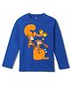 Wear Your Mind Cotton Disney Chip & Dale Featuring Full Sleeves Characters Printed Tee - Royal Blue