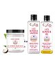 Coco Crush Natural Lice Treatment - Cream Wash (50g), Shampoo (200ml) & Oil (50ml) - Pack of 3