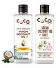 Coco Crush Baby Care Combo - Virgin Coconut Oil for Baby & Coconut Oil for Massage (400ml, 200ml each)
