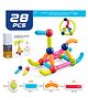 Fiddlerz Magnetic Sticks Building Blocks STEM Learning Set 28Pcs Educational Toy Early Development Toys Educational Blocks Set for Kids Age 3+